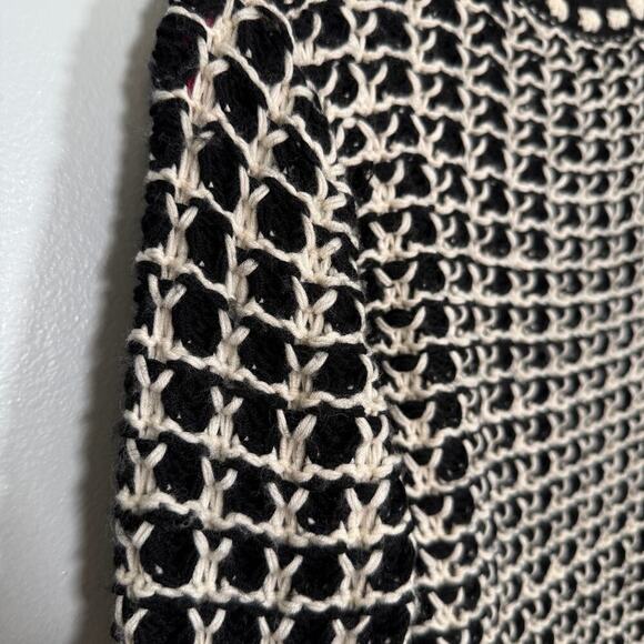 J.Crew Handknit Wool Cardigan Lady Jacket L Parisian Inspired Textured Knit - Picture 6 of 11